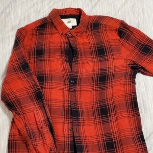 H&M buffalo plaid shirt
